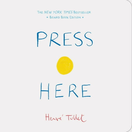 Read Aloud Board Book - Press Here (Baby Board Book, Learning to Read Book, Toddler Board Book, Interactive Book for Kids)