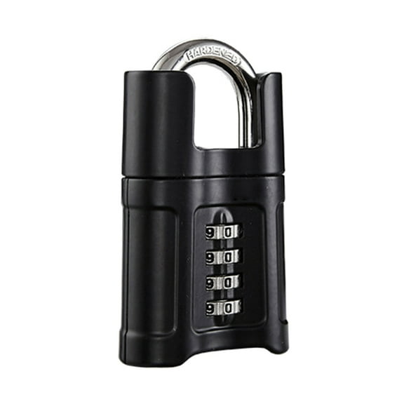 TIERPOP 4 Digit Combination Lock Heavy Duty Security Padlock Safely Code Lock for Locker, Fence, Case, Shed