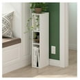 thumbnail image 2 of HOWEN Book Shelf, 3-Tier Narrow Bookshelf, Bookcase with 6-in Width Storage Shelf, 9.3 x 5.9 x 31.5, for Living Room, Bedroom, Home Office, White, 2 of 5