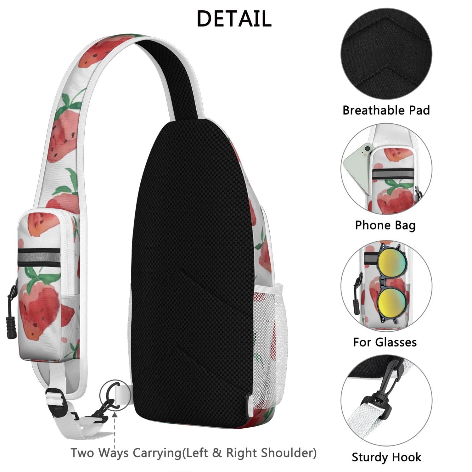 Retro Checkerboard Sling Backpack – Vintage Plaid Crossbody Bag for Outdoor & Everyday Use, Lightweight and Ergonomic Daypack with Durable Construction