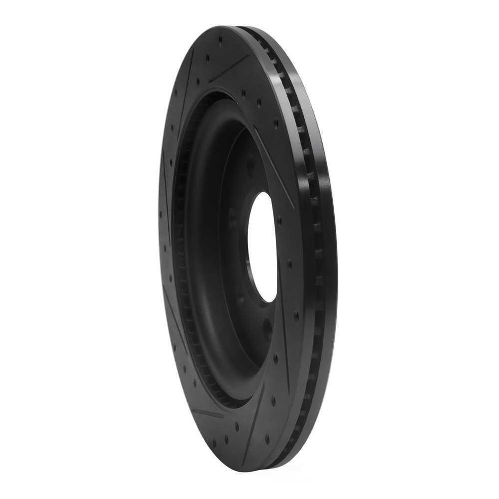 Dynamic Friction Company 633-54288R DFC Brake Rotor - Drilled And Slotted - Black