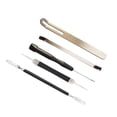 thumbnail image 4 of Gancho de cojín plano para oboe,Juego de herramientas de reparación de viento de madera con gancho de cojín plano para oboe,Accesorios de reparación de instrumentos musicales Black CUTICAT Gancho de cojín plano para oboe, 4 of 6