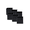 Black - Pack of 6, variant on Serene Spaces Living Glossy White Ceramic Vase, Measures 5" T & 5.75" Cube