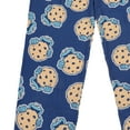 thumbnail image 5 of Sesame Street Cookie Monster Giant Cookie Women's Blue Quick Turn Sleep Pajama Pants-XL, 5 of 6