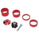 thumbnail image 1 of Piezas De Bicicleta, Peso Ligero, Conveniente, Práctico, Apariencia Brillante, Auriculares Para Bicicleta Para Reemplazo ANGGREK Rojo, 1 of 8