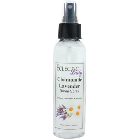 Chamomile Lavender Room Spray by Eclectic Lady (Double Strength), 4 Ounces, Fragrant Aromatic Room Mist For Home, Room, Office