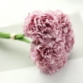 thumbnail image 3 of Flmtop 5Pcs Faux Flower Vivid Multipurpose Decorative Silk Cloth Peony Flower for Birthday, 3 of 8