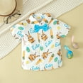 thumbnail image 4 of IDOPIP Toddler Boys First Easter Birthday Outfit Rabbit Carrot Romper + Suspenders Shorts+ Bow Tie, 4 of 8
