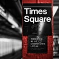 thumbnail image 2 of Bryant, Susan 15x15 Black Ornate Wood Framed with Double Matting Museum Art Print Titled - Square Times Square, 2 of 4