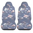 thumbnail image 2 of Fotbe Watercolor Flowers Butterfly Pattern Automotive Seat Covers for Cars Trucks and SUVs – Car Seat Covers for Front Seats,Protective Seat Covers,Vehicle Seat Covers, Set of 2, 2 of 9