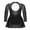 Black, variant on Aislor Girls' Figure Ice Skating Leotard Dress Shiny Rhinestones Long Sleeves Roller Skating Ballet Dancewear Royal Blue 6