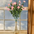 thumbnail image 4 of Ramo de camelias artificiales | Arreglo floral de seda | Centro de mesa para bodas | Decoración del hogar | Ramo de flores artificiales | Flores de plástico para decoración de mesas, 4 of 5