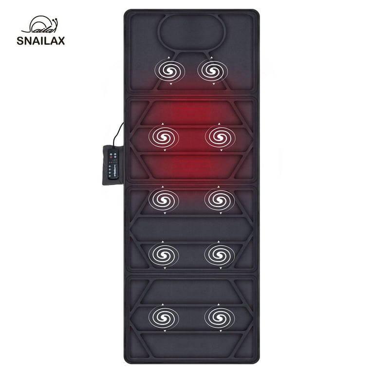 Snailax Full Back Massager Mat with Heat, Vibration Cushion, Body  Relaxation Pad, Perfect Gift