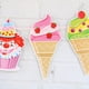 thumbnail image 2 of Bewildely Banderines de helado, banderines con temática de verano, carteles colgantes, vajilla, serpentina, suministros para fiestas, Kits de decoración para fiestas Tipo 2, 2 of 6