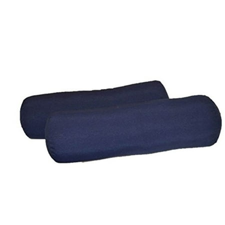 bolster neckroll pillows decorative solid navy indoor outdoor dialog displays option button additional opens zoom