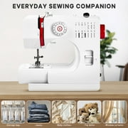 BRC Multifunctional Tabletop Mini Sewing Machine, 14 Thread Twin Needle