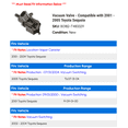thumbnail image 2 of Vacuum Valve - Compatible with 2001 - 2005 Toyota Sequoia 2002 2003 2004, 2 of 2