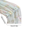 thumbnail image 2 of Fresh 3D Embroidery Floral Sheer Table Runner Polyester Lightweight Draping Table Flag Home Wedding Party Soft Furnishing, 2 of 6