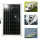 thumbnail image 5 of Irfora 12V 20W Panel solar Célula solar de silicio monocristalino con doble cargador de coche USB Clip de cocodrilo encendedor DIY Impermeable Camping Panel portátil de energía solar Compatible para i Irfora Cargador de panel, 5 of 7