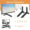 Universal TV Stand Tabletop, for Most 32 to 65 inch LCD Flat Screen TV