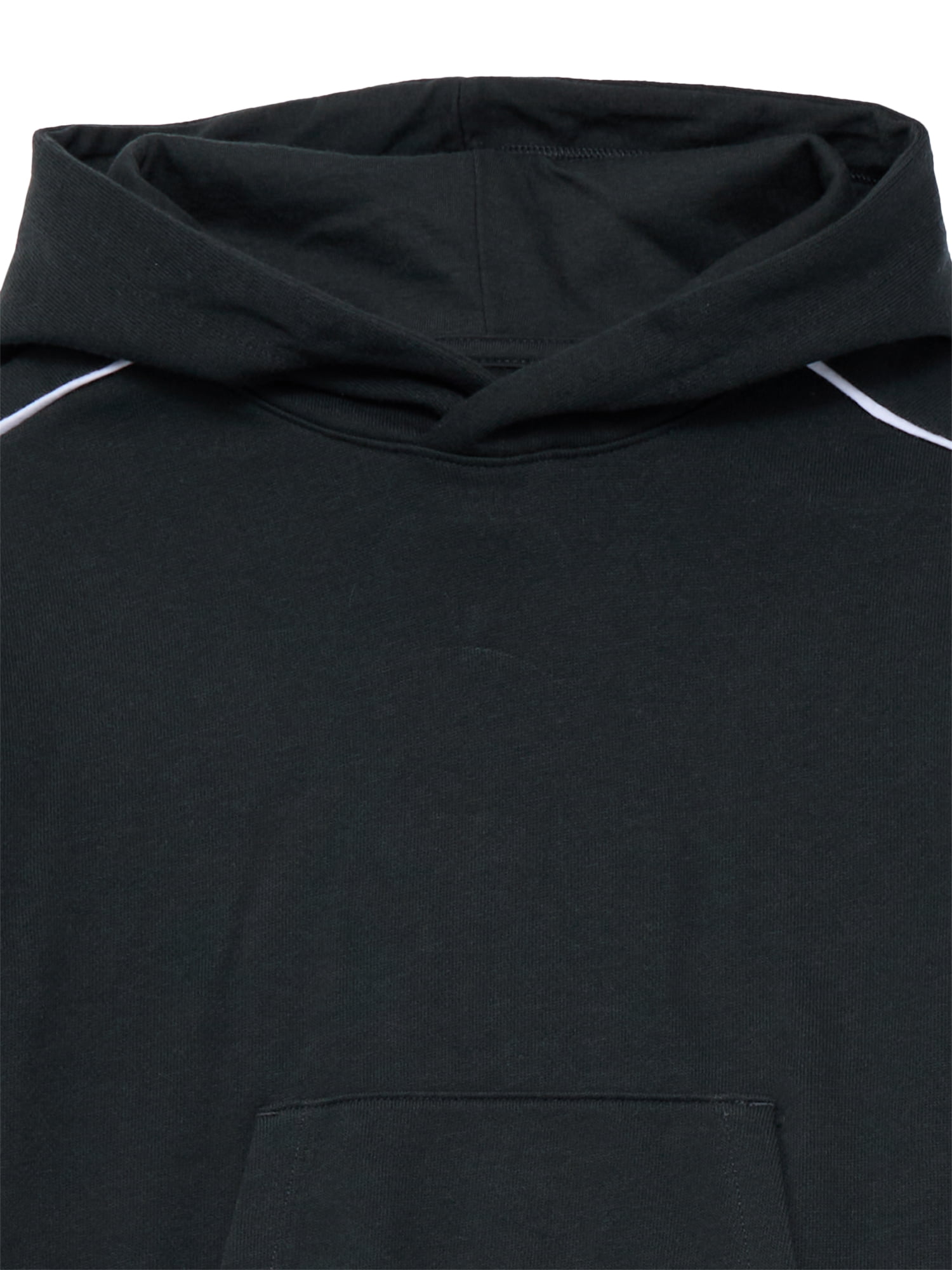 Athletic Works Little and Big Boys Piped Fleece Hoodie and Sweatpants Set, 2-Piece, Sizes 4-18 & Husky