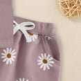 thumbnail image 5 of KPOPLK Toddler Baby Girl Outfit – Short Sleeve Mama’s Girl Print T Shirt & Shorts Set – 2 Piece Summer Clothes(Light Purple&2,2-3 Years), 5 of 8