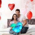 thumbnail image 3 of Valentines Day Decoration Colorful Luminous Love Pillow I Loveyou Confession Heart Shaped Pillow Home Decoration Valentine's Day Pillow Valentines Day Gifts, 3 of 5