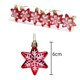 thumbnail image 3 of Colgante de Decoración de Árbol de Navidad Rojo con Forma de Estrella, Accesorio para Boda, Día de Año , Decoración de Ventana, Colgante, B, 3 of 5