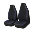 thumbnail image 4 of 2 fundas para reposacabezas de asientos delanteros y traseros, protector universal impermeable para cojines de asientos de SUV, sedanes, autos y Azul, 4 of 8