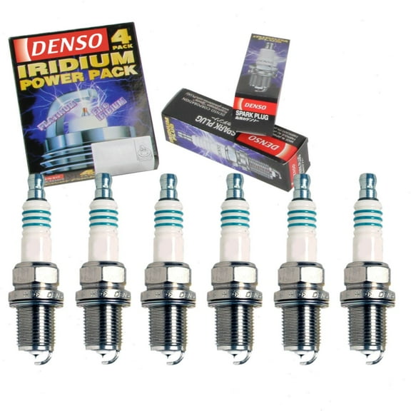 6 pc DENSO Iridium Power Spark Plugs compatible with Toyota Sienna 3.0L 3.3L V6 1998-2006
