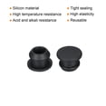 thumbnail image 2 of Uxcell Silicone Snap in Locking Hole Plugs For Kitchen Bulkheads Waterproof Sealing Plugs Black 9.5mm 20, 2 of 7