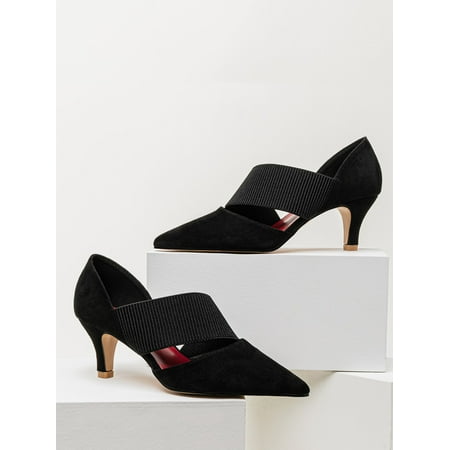 

Point Toe Mid Heeled Court Pumps Women‘s Footwear