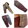 thumbnail image 3 of Full Grain Genuine Padded Soft Leather Guitar Strap for Electric, Acoustic, and Bass Guitars, 3 of 6