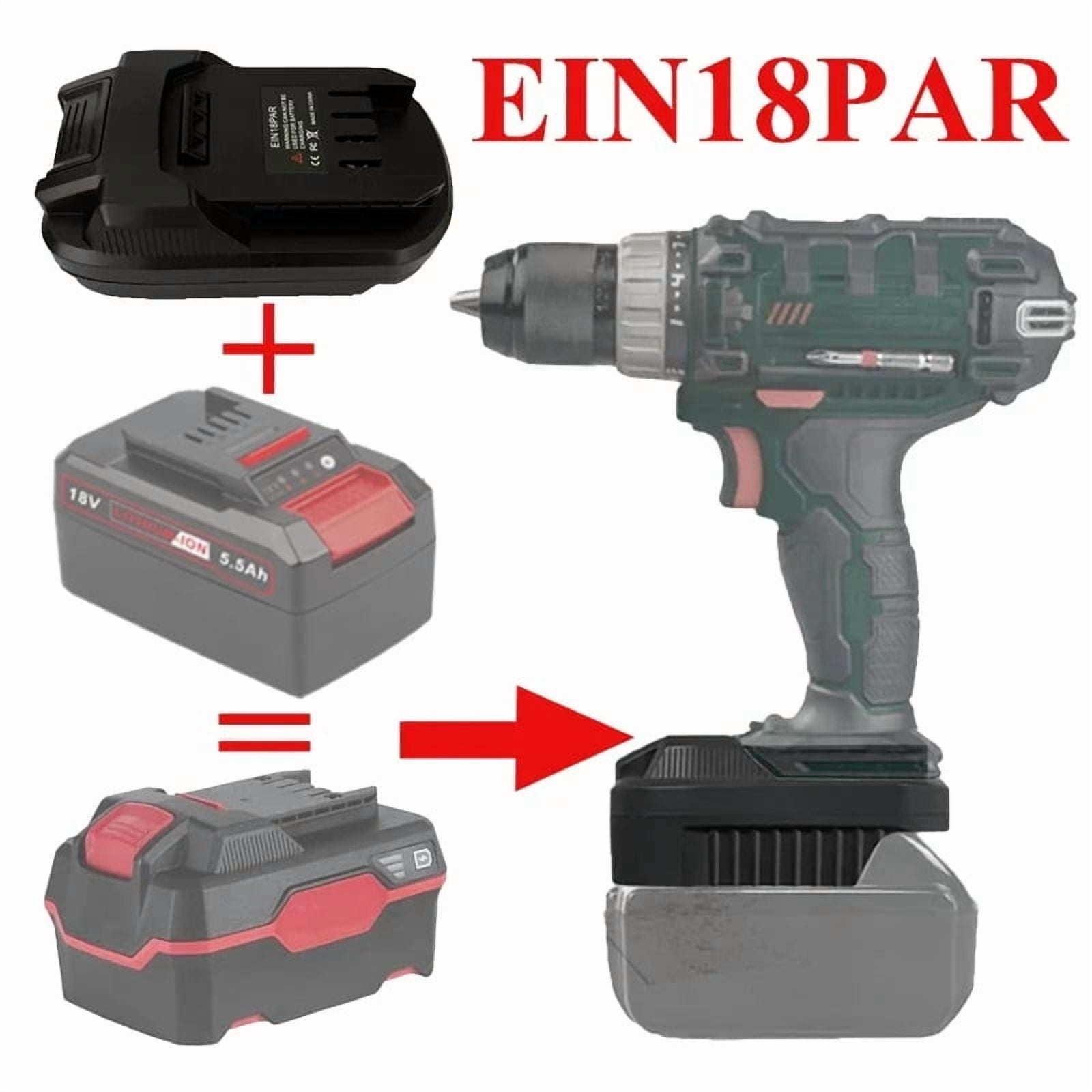 Battery Converter Adapter for Ein*hell 18V Li-Ion Battery for Park*side 20V Power Tool