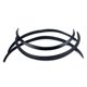 thumbnail image 5 of 4Pcs Car Fender Carbon Fiber Car Wheel Eyebrow Arch Trim Universal Lips Strip Fender Flare Protector, 5 of 5