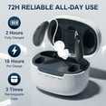 thumbnail image 6 of Ceretone Beacon Silver FDA-Cleared OTC Receiver-In-Canal Hearing Aids – Clear Music & Calls, App Control,Bluetooth 5.0, HD Sound, Rechargeable, Digital DSP, Noise Reduction, Professional, Video Guide, 6 of 7