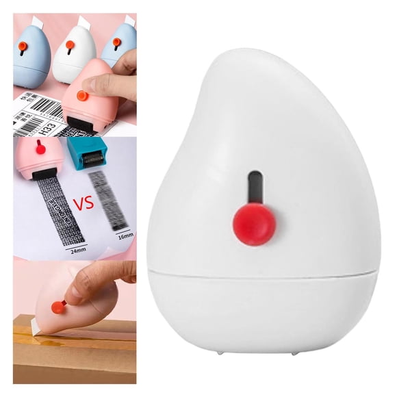 Sello de rodillo de protección contra de , protección de identificación portátil reutilizable, protección de datos ligera para Blanco Macarena Sello de rodillo de identidad