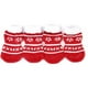thumbnail image 2 of 4 unids estilo navidad perro cachorro gato calcetines antideslizantes con - tamaño L (rojo), 2 of 5