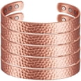 thumbnail image 1 of Pulsera de cobre con textura BubbleWavs 5Pzas 15-17cm 8mm Cobre Texturizado Color: Cobre., 1 of 1