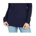 thumbnail image 3 of TOMMY HILFIGER Womens Navy Long Sleeve Turtle Neck Sweater Size: XS, 3 of 3