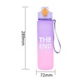 thumbnail image 4 of Botella De Agua Botella de agua de 1000 ml, vasos reutilizables para acampar, senderismo, correr (púrpura) Ehuebsd Para Estrenar, 4 of 9