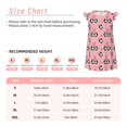 thumbnail image 3 of Fotbe Valentine'S Day Panda Vestido de Dormir para Niñas de 3 a 10 Años, Mangas Cortas, Estilo Princesa, Pijama Camisón con Mangas Voladas-XX-Large, 3 of 6