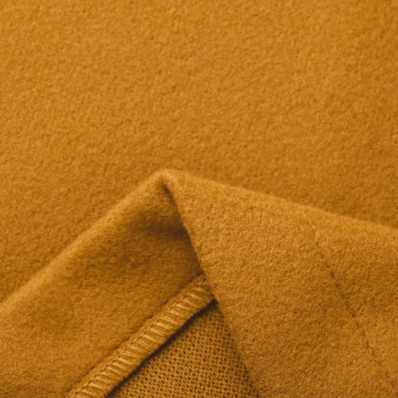 Sexlip One Button Trench Coats for Women Dressy Lapel Peacoat Slim Fit Fall Winter Wool Coat Woolen Warm Outerwear Brown S