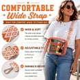 thumbnail image 3 of Game Day Clear Bag for Stadium Events, Clear Crossbody Purse for Women, Small Stadium Bag for Concerts and Sports,Orange, 3 of 6