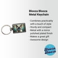 thumbnail image 2 of Siamese Cat Abstract Stylized Art Metal Rectangle Keychain, 2 of 7