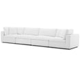 thumbnail image 1 of Modern Contemporary Urban Design Living Room Lounge Club Lobby Sectional Sofa Set, Fabric, White, 1 of 8