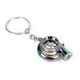 thumbnail image 2 of Newway Car Metal Keychain Sound Turbo Key Plain Bearing Spinning Model Turbine Turbo Ring Key Turbo Shaped, 2 of 5