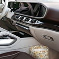 thumbnail image 7 of Naloa Hippie Bee Honeycomb Car Trash Can Garbage Car Accessories Trash Can Car Waste Bin for for Driver and Passenger Any Vehicle, 7 of 7