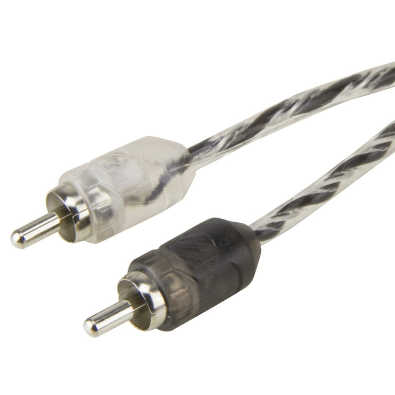 Scosche A25C4-WM1SD 25 Foot Twisted Car Stereo RCA Type Scosche A25C4-WM1SD 25 Foot Twisted Car Stereo RCA Type