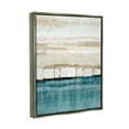 thumbnail image 4 of Stupell Industries Modern Landscape Abstraction Abstract Painting Gray Floater Framed Canvas Art Print Wall Art, 17 x 21, 4 of 10
